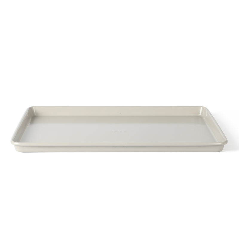 Martha Stewart Gallen 13" x 9" Carbon Steel Cookie Sheet - Cool Grey - Nonstick Interior - Color Label