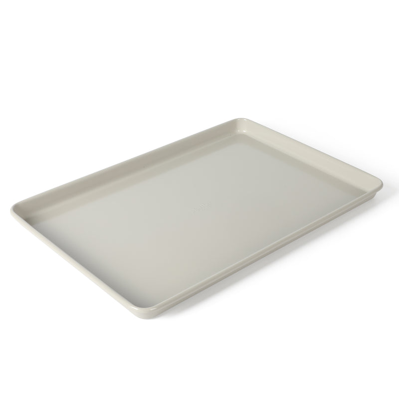 Martha Stewart Gallen 15" x 10" Carbon Steel Cookie Sheet - Cool Grey - Nonstick Interior - Color Label