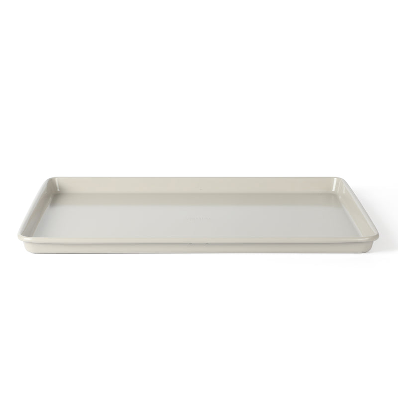 Martha Stewart Gallen 15" x 10" Carbon Steel Cookie Sheet - Cool Grey - Nonstick Interior - Color Label