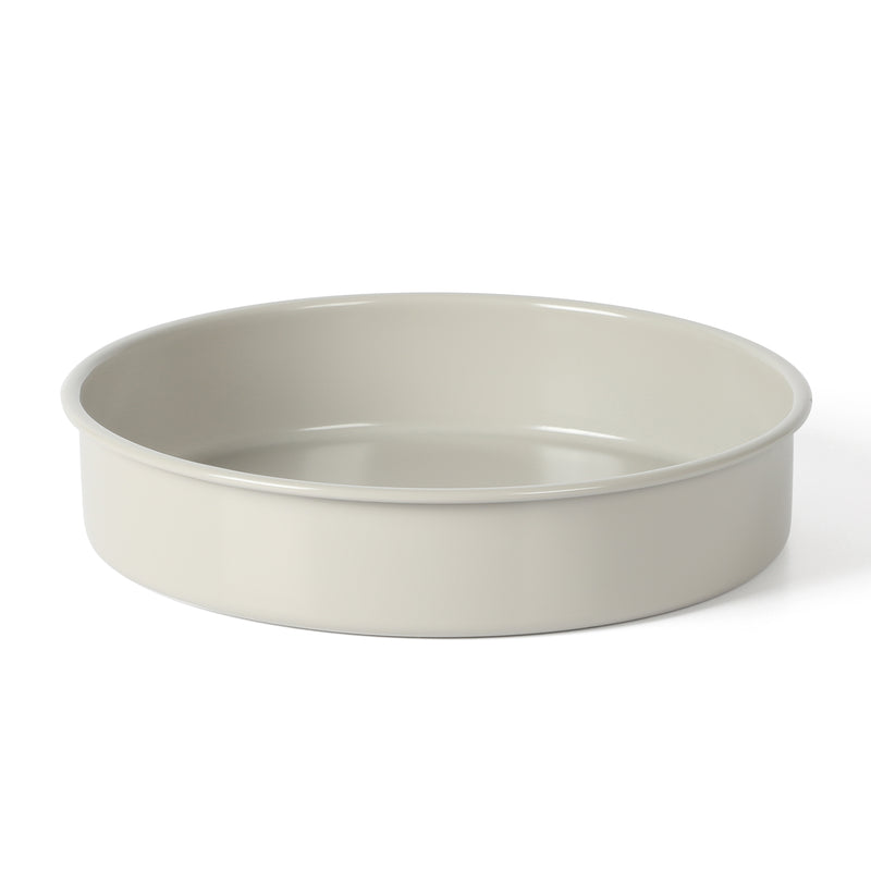 Martha Stewart Gallen 8" Carbon Steel Bake Pan - Cool Grey - Round - Nonstick Interior - Color Label