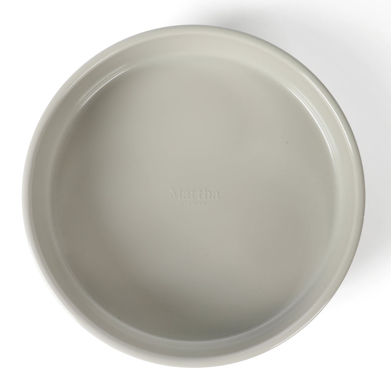 Martha Stewart Gallen 8" Carbon Steel Bake Pan - Cool Grey - Round - Nonstick Interior - Color Label
