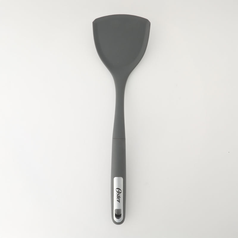 Oster Ridgecrest 2pc 14" Turner & Spoon - Grey - Silicone / Nylon - Tie Card