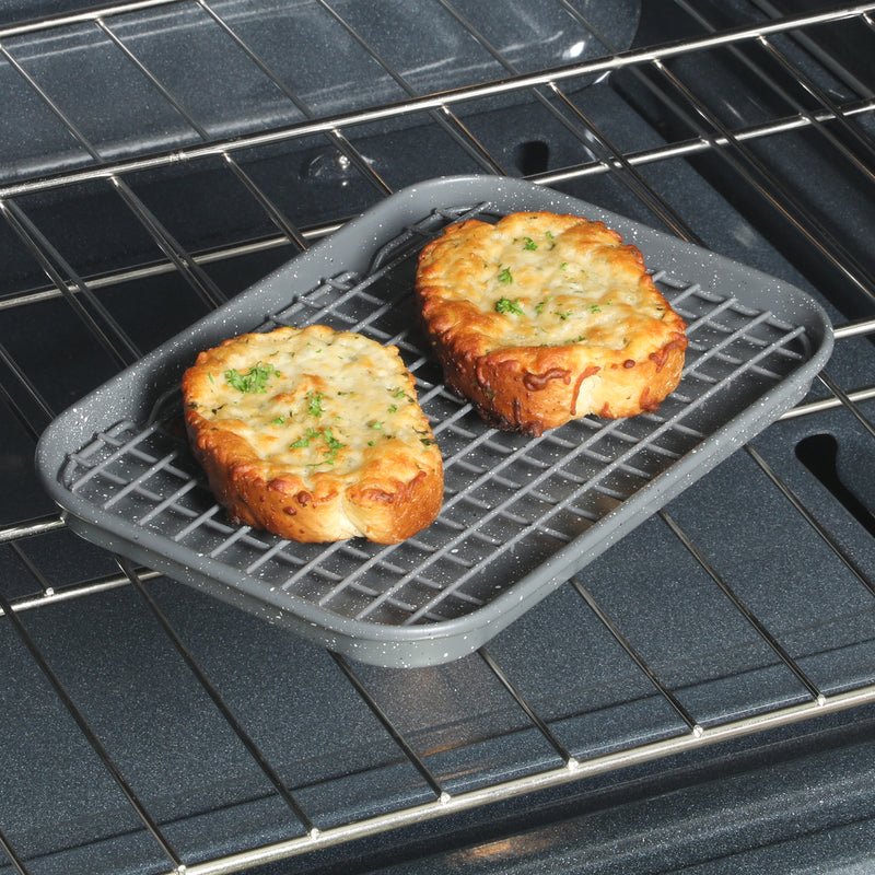 Oster Greystone 4pc Carbon Steel Toast Oven Bake Set - Gift Box