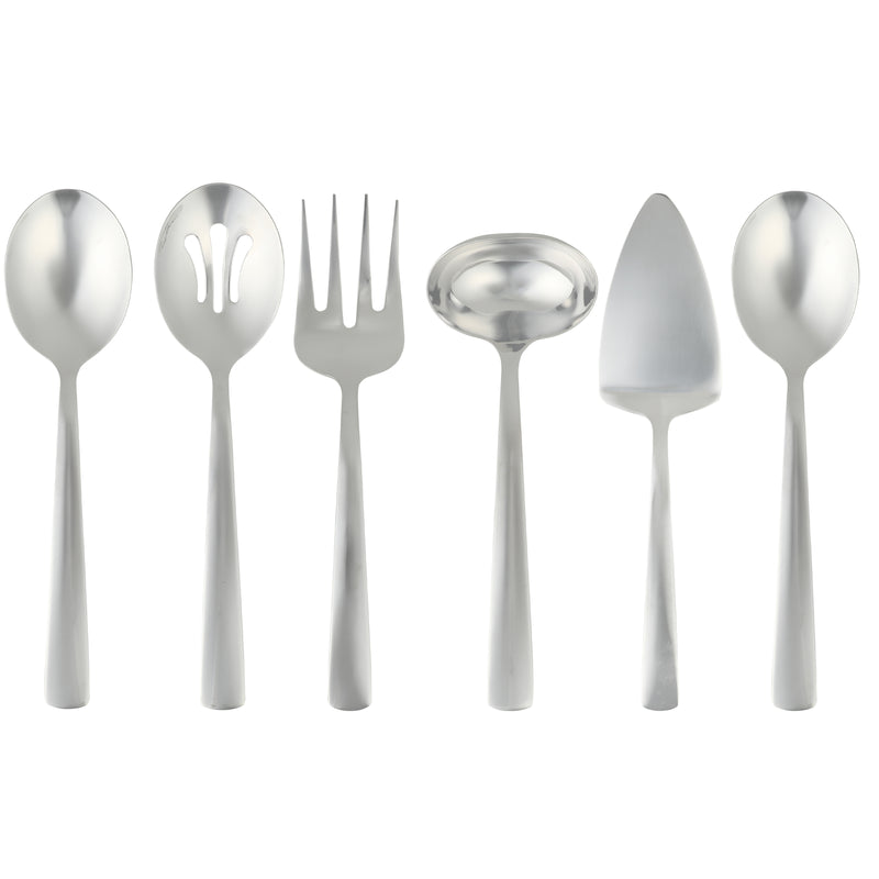 Oster Eastleigh 6pc Stainless Steel Hostess Set - Mirror Polish - Open Window Gift Box