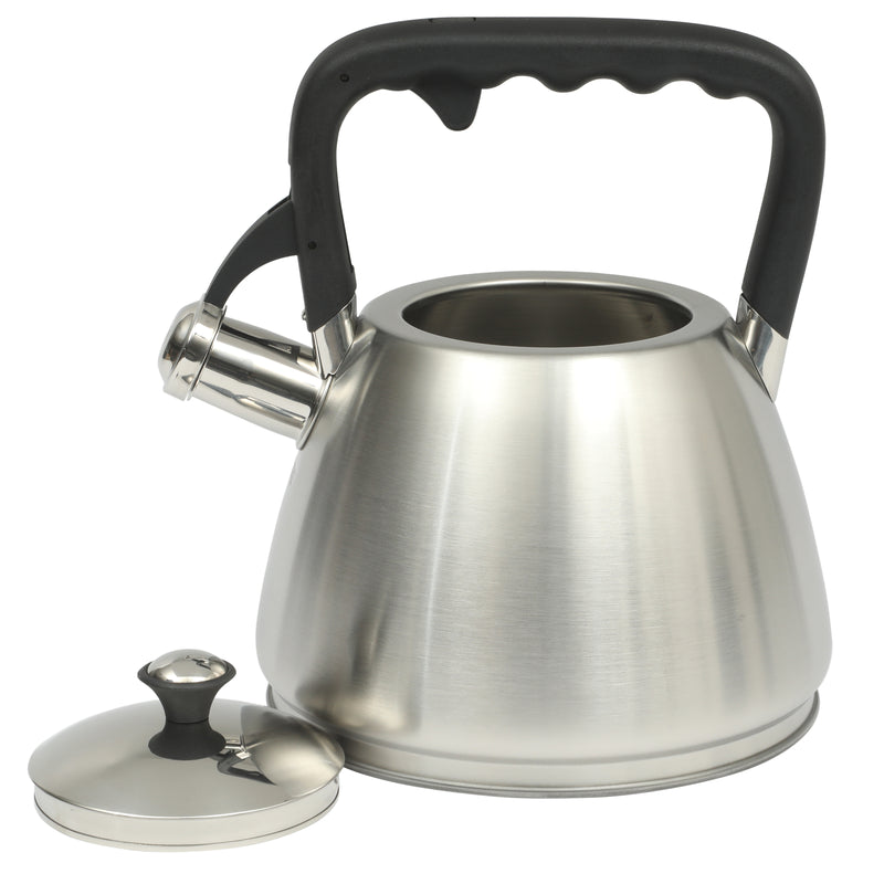 Mr. Coffee Armidale 2.5qt Stainless Steel Tea Kettle - Brushed - Nylon Knob & Handle - Gift Box w/ Hang Tag