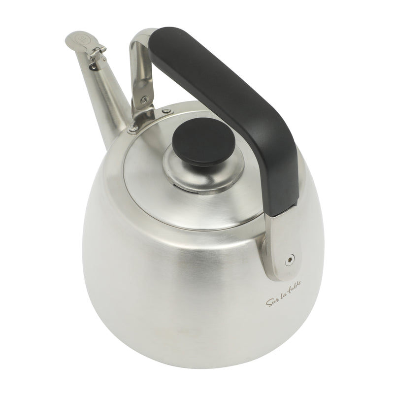 Sur la Table Kitchen Essentials Specialtea 1.9qt Stainless Steel Teakettle - Bakelite Handle & Knob - GBX