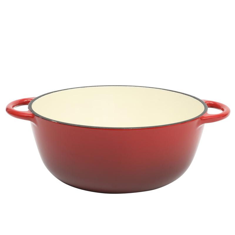 Gibson Home Addlestone 2.65 qt Enamel Cast Iron Dutch Oven w/ Lid - Round - Color Sleeve