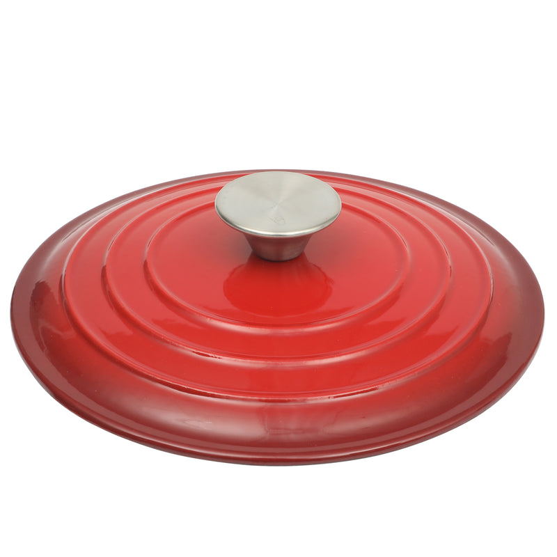 Gibson Home Addlestone 2.65 qt Enamel Cast Iron Dutch Oven w/ Lid - Round - Color Sleeve