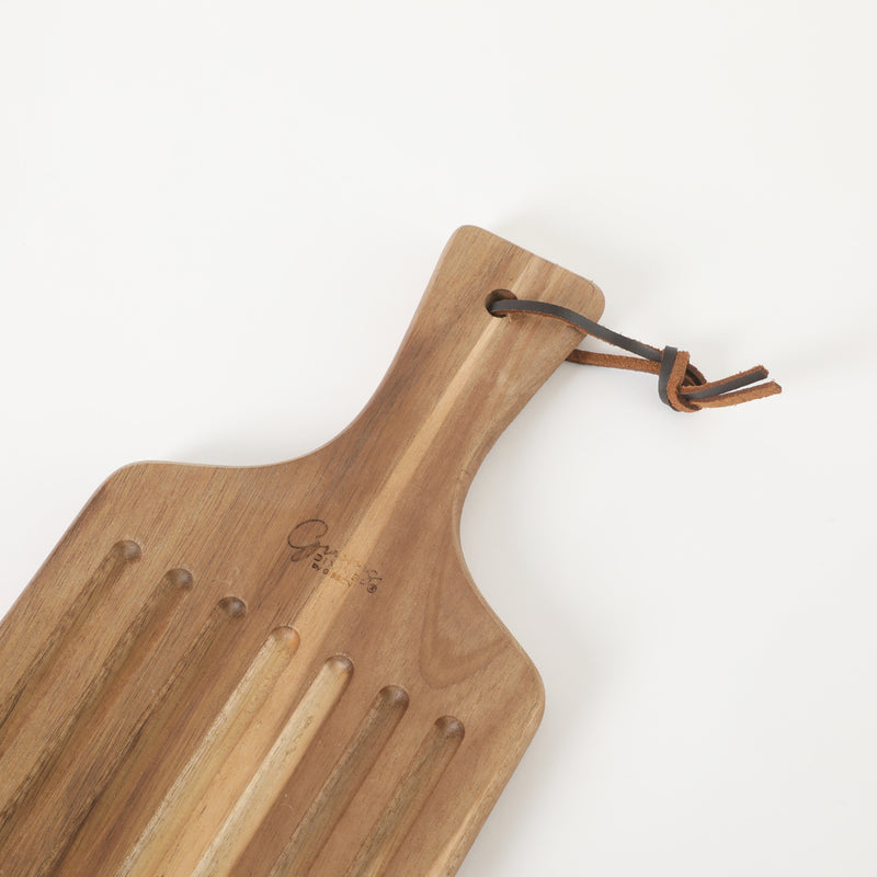 Gibson Elite Gracious Dining Bread Knife w/ Acacia Wood Board - Acacia Handle - Clam Pack w/ Window Box