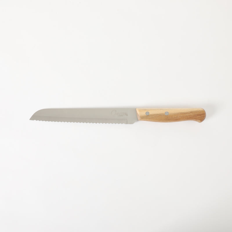 Gibson Elite Gracious Dining Bread Knife w/ Acacia Wood Board - Acacia Handle - Clam Pack w/ Window Box