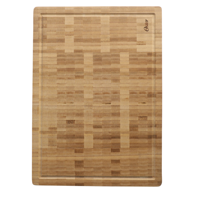 Oster Capeheart 16.5" X 11.8" Bamboo Cutting Board - Rectangle - Oil Finished - Color Label
