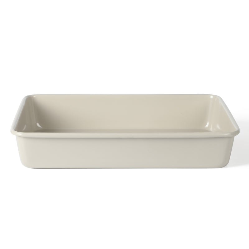 Martha Stewart Gallen 13" x 9" Carbon Steel Baking Pan - Cool Grey - Nonstick Interior - Color Label