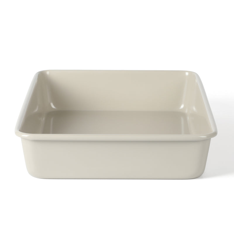 Martha Stewart Gallen 13" x 9" Carbon Steel Baking Pan - Cool Grey - Nonstick Interior - Color Label