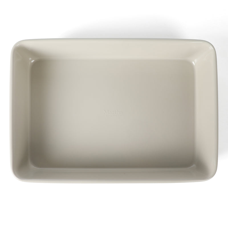 Martha Stewart Gallen 13" x 9" Carbon Steel Baking Pan - Cool Grey - Nonstick Interior - Color Label