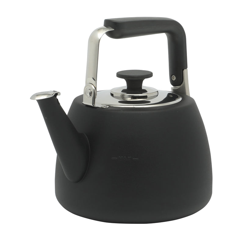 Sur la Table Kitchen Essentials Specialtea 1.9qt Stainless Steel Teakettle - Bakelite Handle & Knob - Gift Box