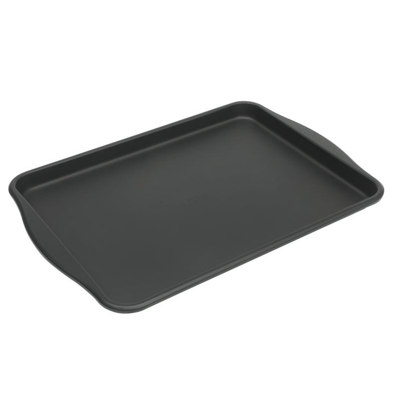 Oster Teston 15" X 10" Carbon Steel Cookie Sheet - Matte Black - Color Label
