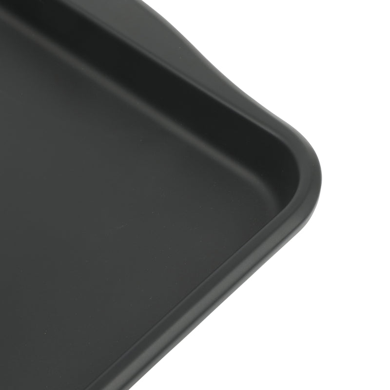 Oster Teston 15" X 10" Carbon Steel Cookie Sheet - Matte Black - Color Label