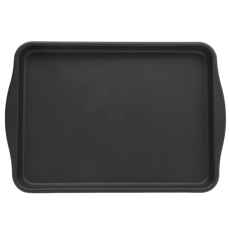 Oster Teston 15" X 10" Carbon Steel Cookie Sheet - Matte Black - Color Label