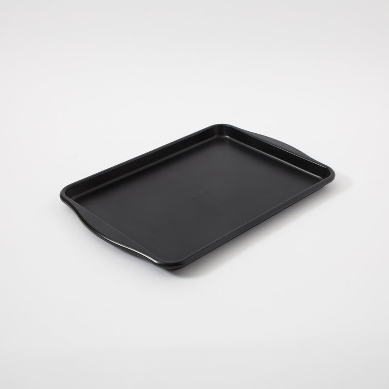 Oster Teston 15" X 10" Carbon Steel Cookie Sheet - Matte Black - Color Label