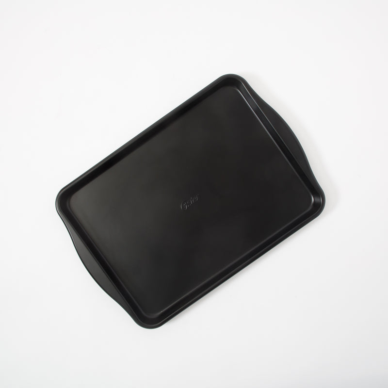 Oster Teston 15" X 10" Carbon Steel Cookie Sheet - Matte Black - Color Label