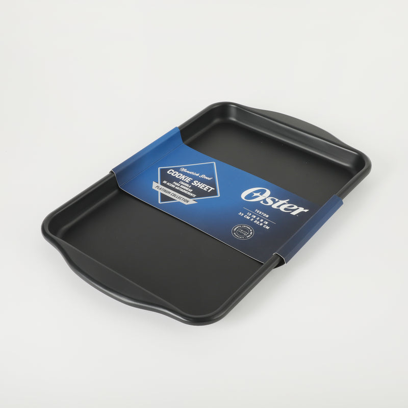 Oster Teston13" X 9" Carbon Steel Cookie Sheet - Matte Black - Color Label