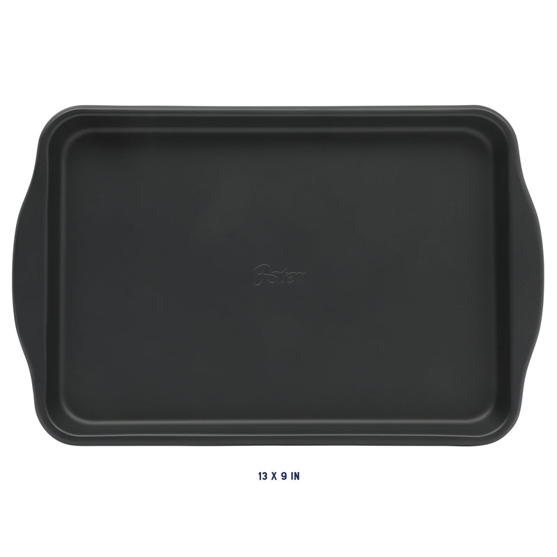 Oster Teston13" X 9" Carbon Steel Cookie Sheet - Matte Black - Color Label