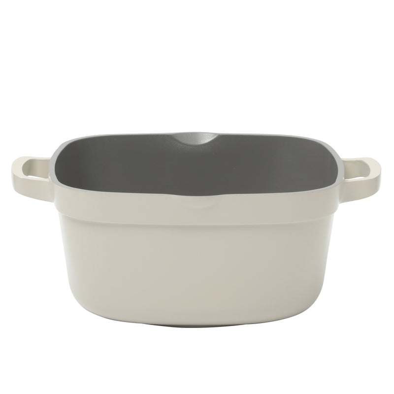 Crock-Pot Northvale 5.2qt Cast Aluminum Dutch Oven w/ Lid - Square - Nonstick Ceramic Interior - Induction - Gift Box w/ Remailer