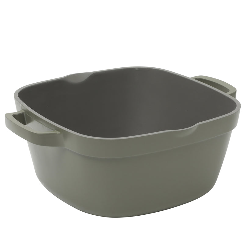Crock-Pot Northvale 5.2qt Cast Aluminum Dutch Oven w/ Lid - Square - Nonstick Ceramic Interior - Induction - Gift Box w/ Remailer