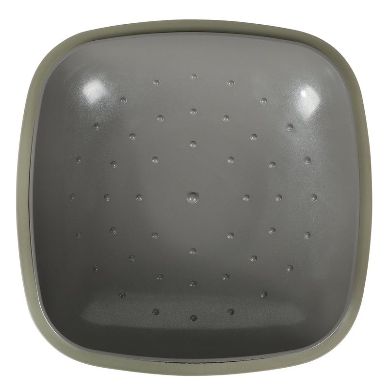 Crock-Pot Northvale 5.3qt Cast Aluminum Sauté Pan w/ Steamer & Lid - Square - Nonstick Ceramic Int - Induction - Soft Touch Handle - GBX