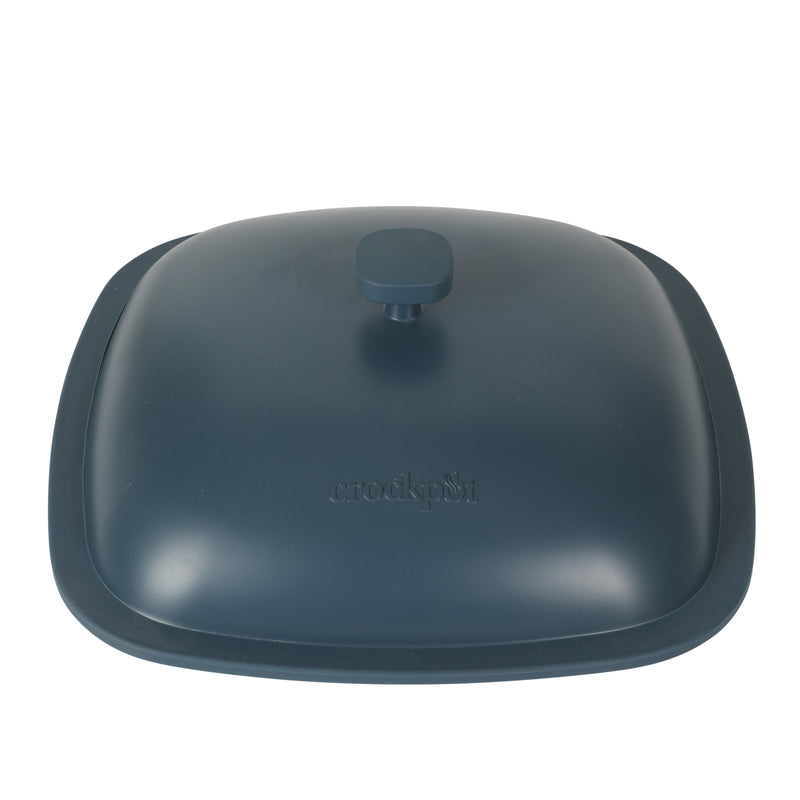 Crock-Pot Northvale 5.3qt Cast Aluminum Sauté Pan w/ Steamer & Lid - Square - Nonstick Ceramic Int - Induction - Soft Touch Handle - GBX