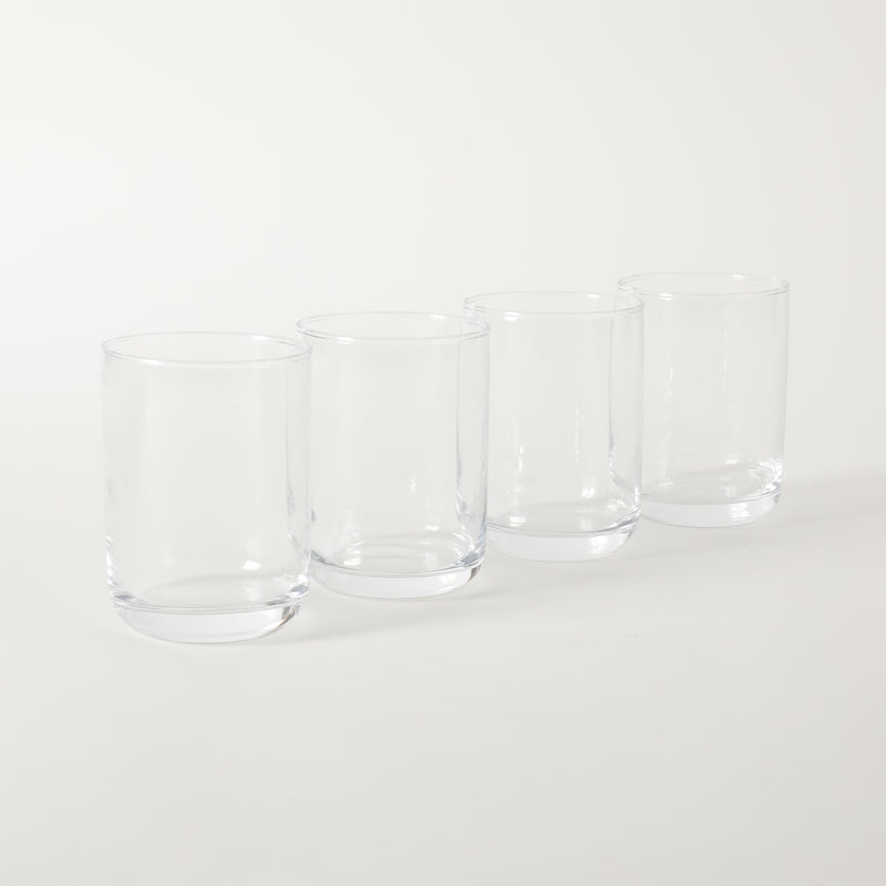 Gibson Home Emory 4pc 15oz DOF Glass Set - Clear - Open Window Gift Box