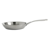 Martha Stewart Castelle 12" Stainless Steel Frying Pan - Satin Interior & Polished Exterior - Stainless Steel Handle - Color Sleeve