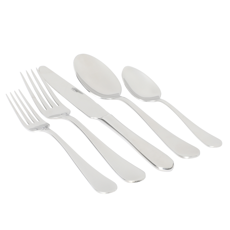 Martha Stewart Alness 20pc Flatware Set - Stainless Steel - Open Window Gift Box