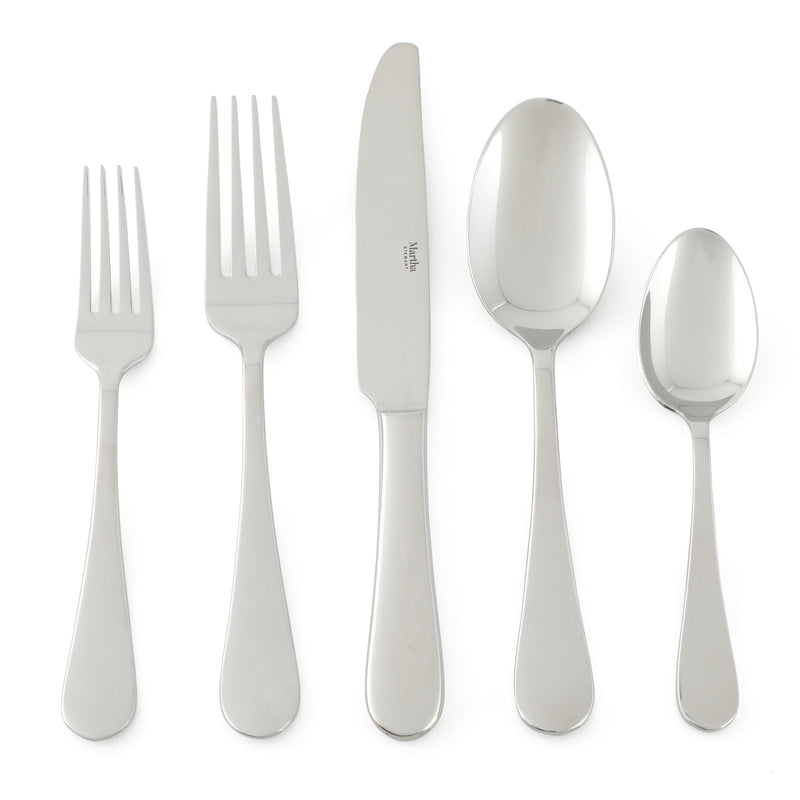 Martha Stewart Alness 20pc Flatware Set - Stainless Steel - Open Window Gift Box
