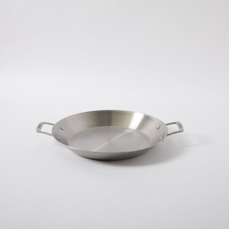 Babish 13" Stainless Steel Triply Paella Pan - Color Sleeve w/ Remailer