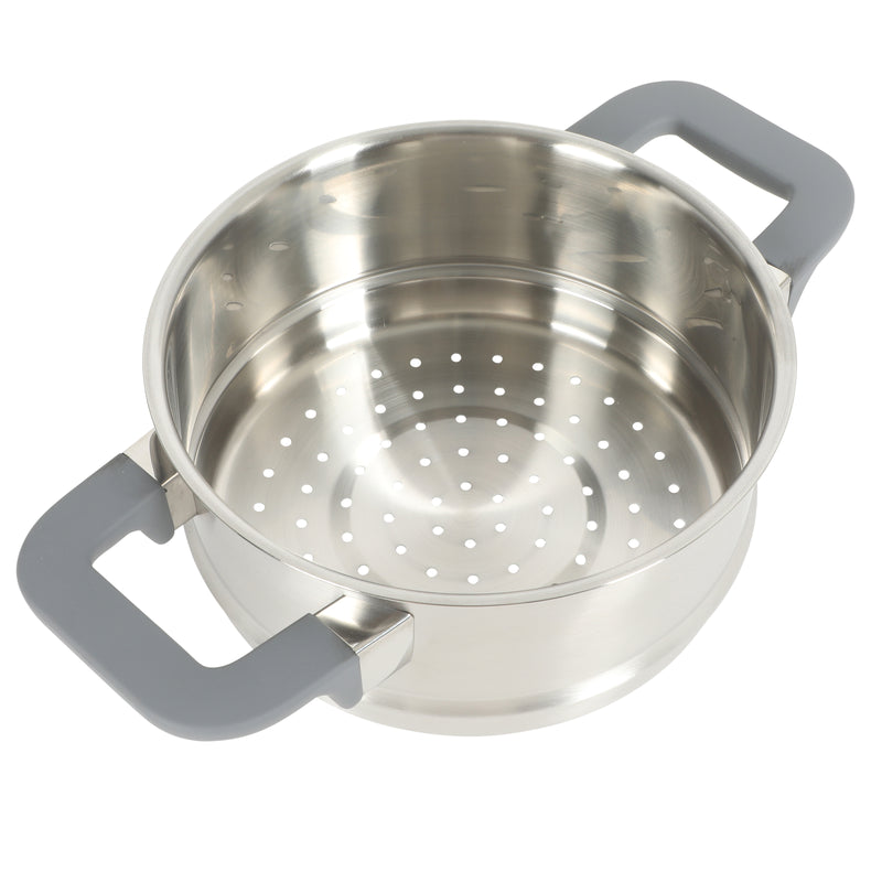Oster Beauford 2.9qt Stainless Steel Steamer Set - Soft Touch Handle - Gift Box