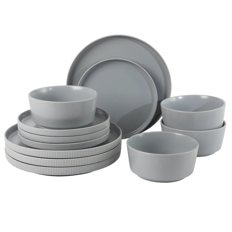 Gibson Home Dempsey Road 12pc Dinnerware Set - Solid Color - Stoneware - GBX