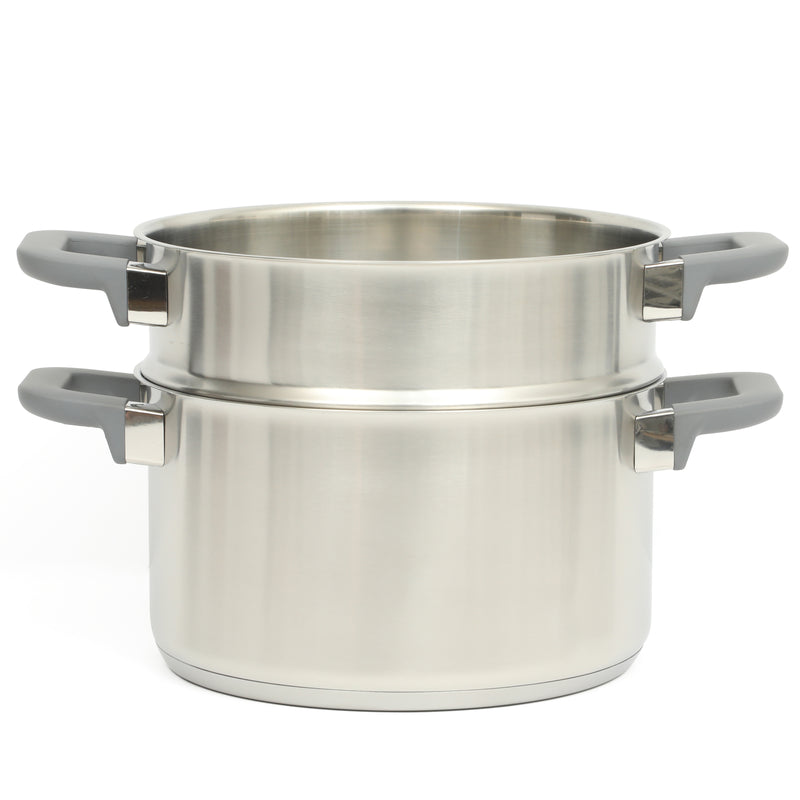 Oster Beauford 9 pc Stainless Steel Cookware Set - Soft Touch Handle - Gift Box