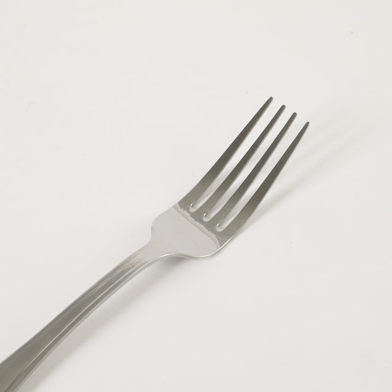 Martha Stewart Alness 10pc Stainless Steel Dinner Fork Set - Mirror Polished - Gift Box (Open Window)