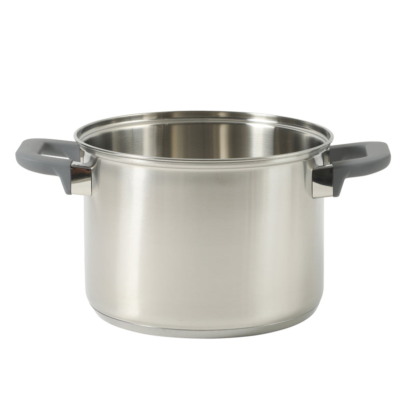 Oster Beauford 5qt Stainless Steel Stock Pot w/ Steamer & Deep Pasta Insert - Soft Touch Handle - Gift Box