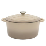 Gibson Home Addlestone 7qt Enamel Cast Iron Dutch Oven w/ Lid - Round - Stainless Steel Hollow Knob - Color Sleeve