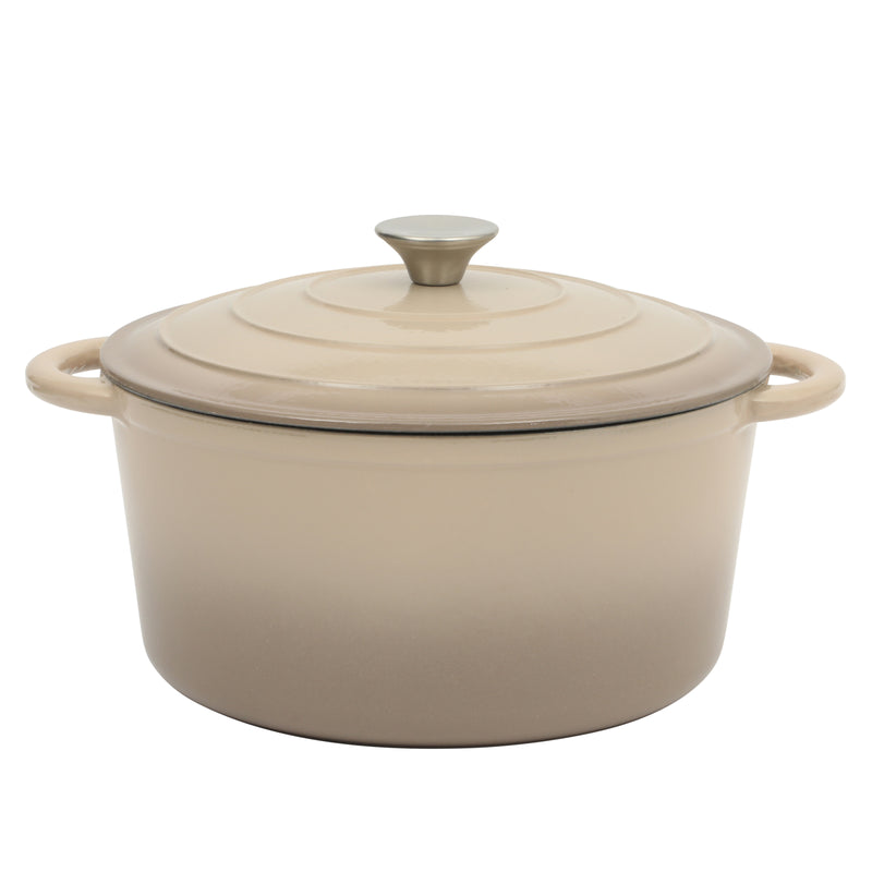 Gibson Home Addlestone 7qt Enamel Cast Iron Dutch Oven w/ Lid - Round - Stainless Steel Hollow Knob - Color Sleeve