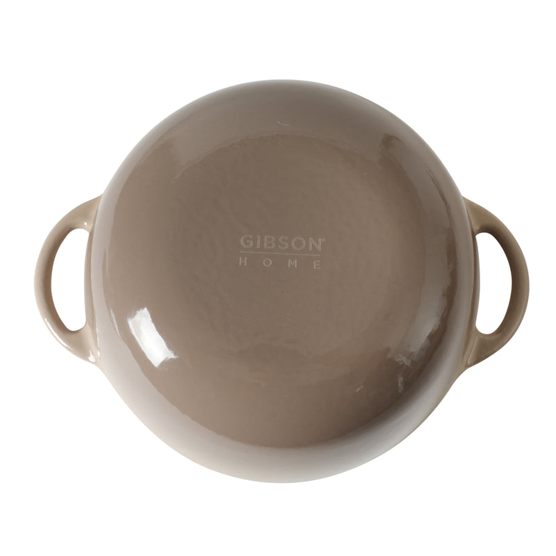 Gibson Home Addlestone 2.65 qt Enamel Cast Iron Dutch Oven w/ Lid - Round - Color Sleeve