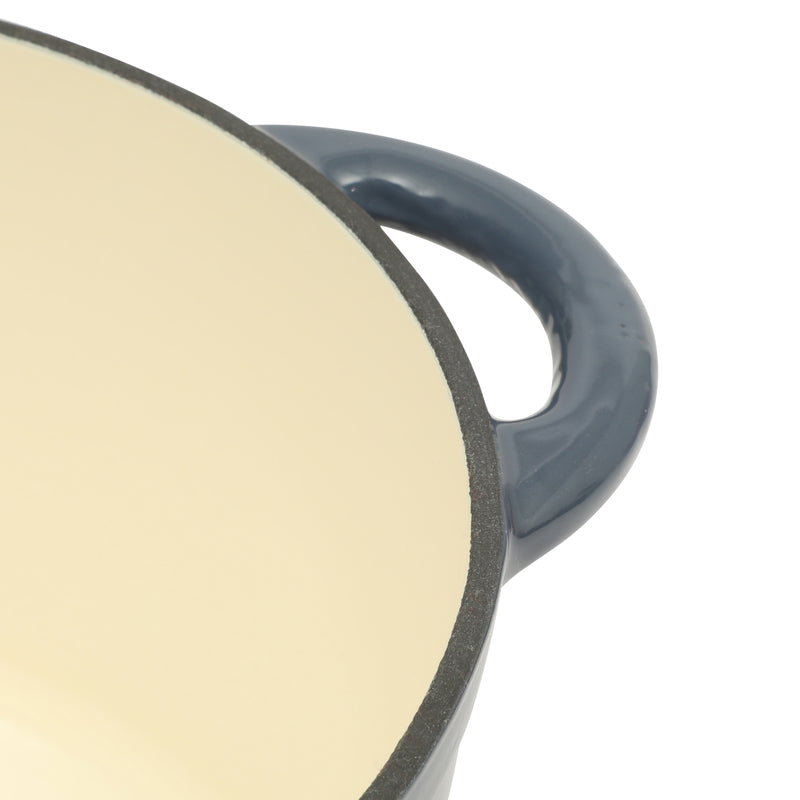 Gibson Home Addlestone 7qt Enamel Cast Iron Dutch Oven w/ Lid - Round - Stainless Steel Hollow Knob - Color Sleeve