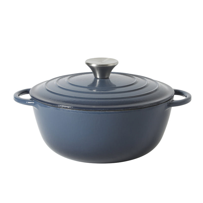 Gibson Home Addlestone 2.65 qt Enamel Cast Iron Dutch Oven w/ Lid - Round - Color Sleeve