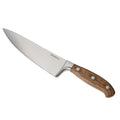 Bloomhouse 8" Stainless Steel Chef Knife - German Steel Blade - Walnut Wood Handle - Mirror Polish - GBX w/ Remailer