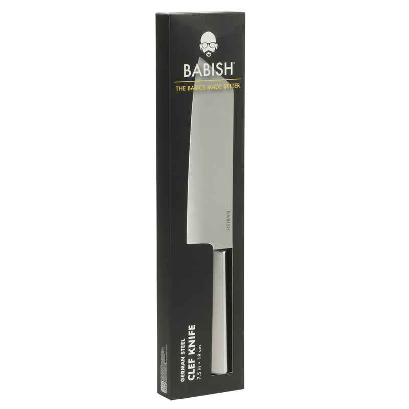 Babish 7.5" German Steel Clef Knife - Gift Box w/ Remailer
