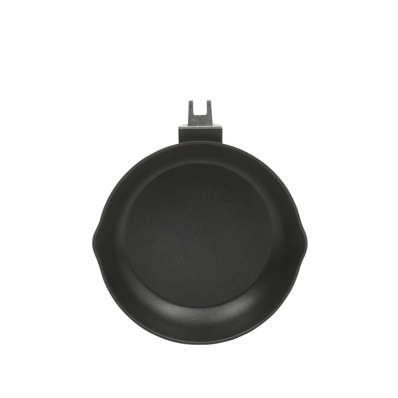 Oster Smarthandle Advance 3pc Forged Aluminum 11" & 9" FryingPan Setw/ Detachable Handle - Matte Black - Non-Stick Interior- Induction Base - Bakelite Handle - Gift Box (Open Window)