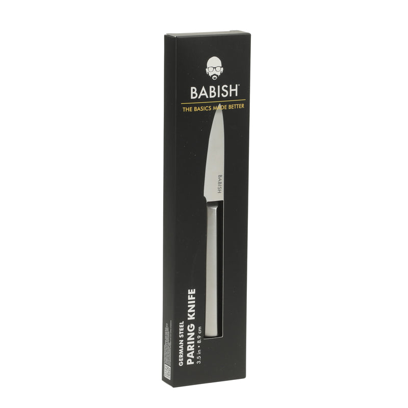 Babish 3.5" German Steel Paring Knife - Gift Box w/ Remailer