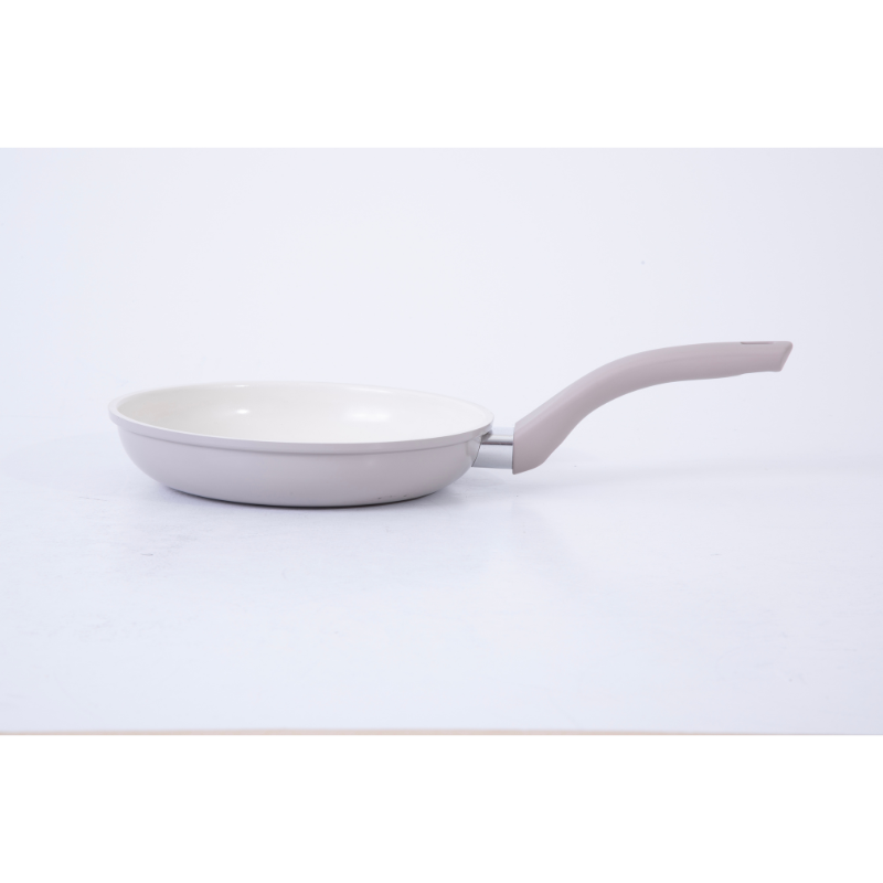 Oster Sutterville Choice 9.5" Aluminum Frying Pan - Taupe - Non-Stick Ceramic Interior - Bakelite Handle - Open Stock w/ Color Label